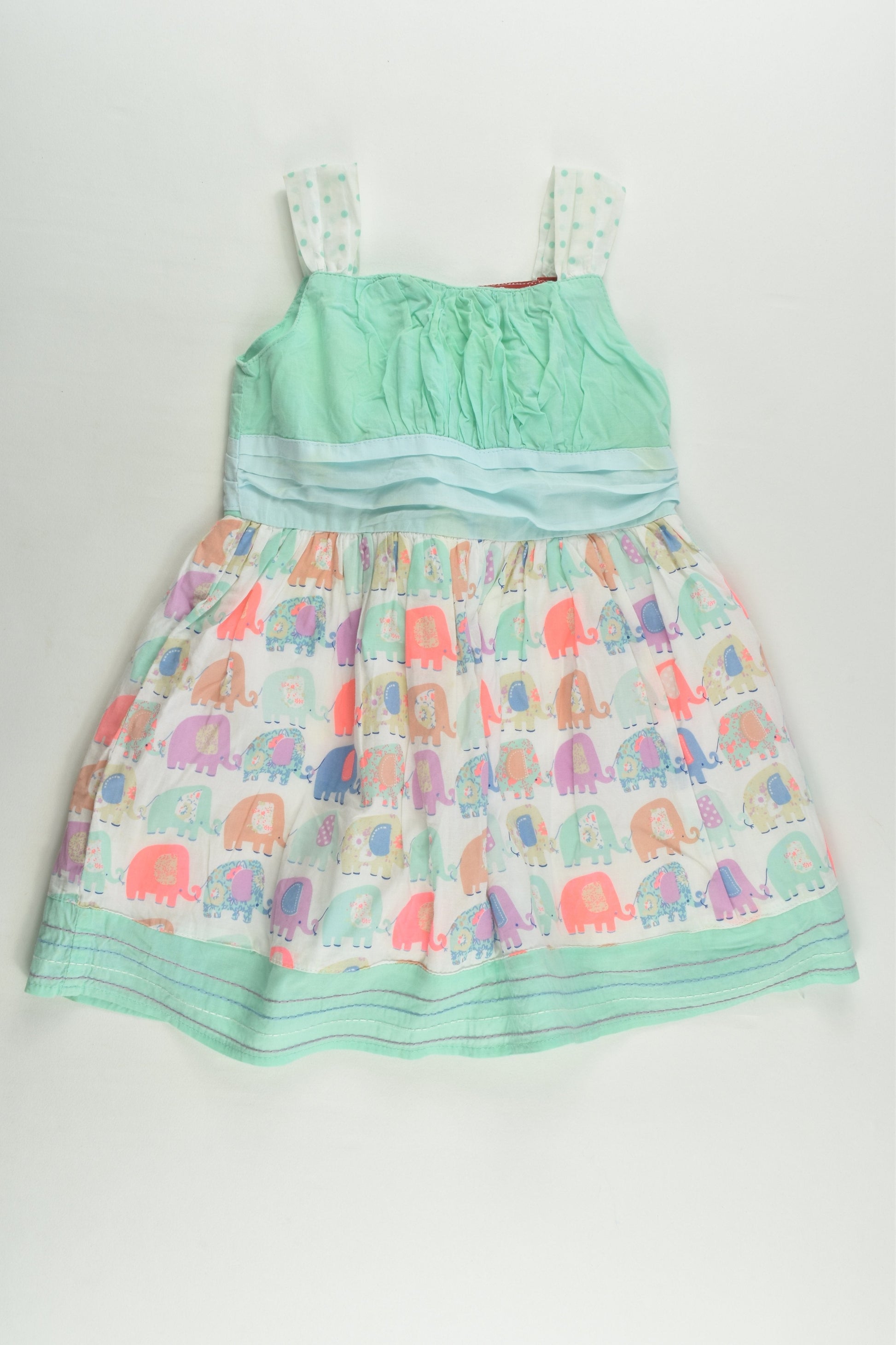 Sprout Size 1 Lined Elephant Dress