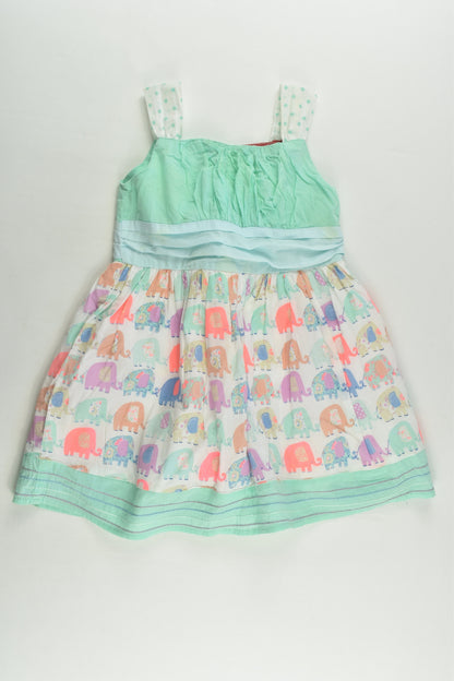Sprout Size 1 Lined Elephant Dress