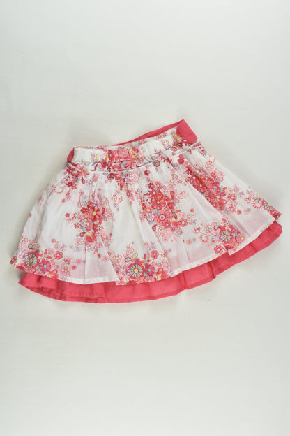 Sprout Size 1 Lined Floral Skirt