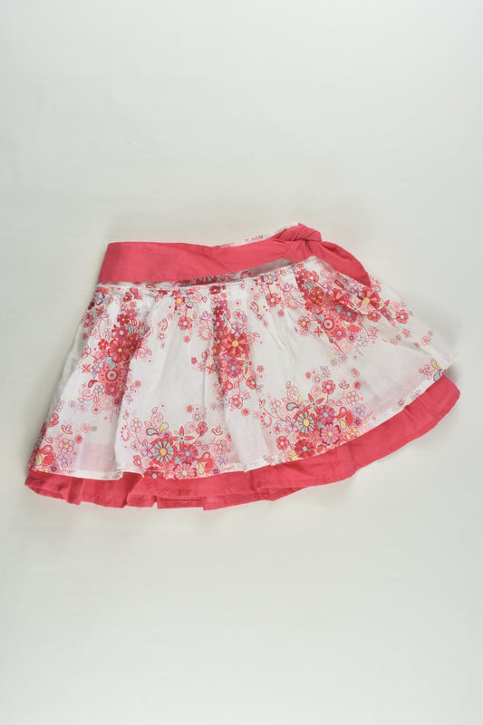 Sprout Size 1 Lined Floral Skirt