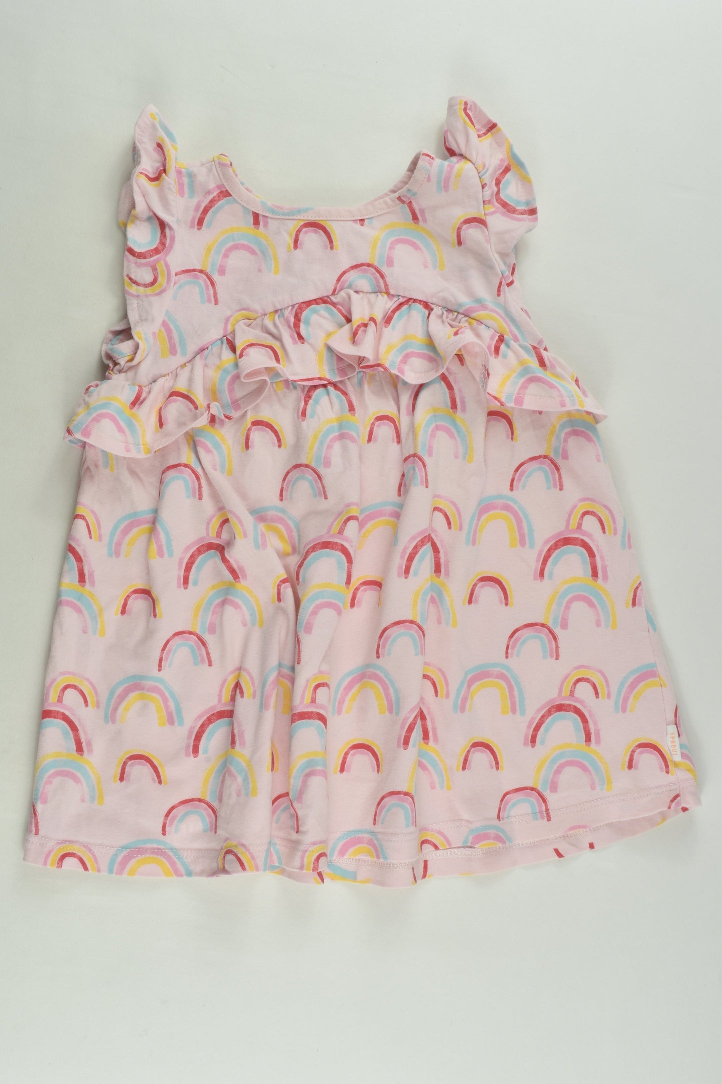 Sprout Size 1 Rainbow Dress