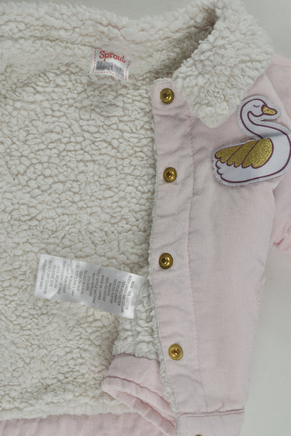 Sprout Size 1 Sherpa Cord Jacket