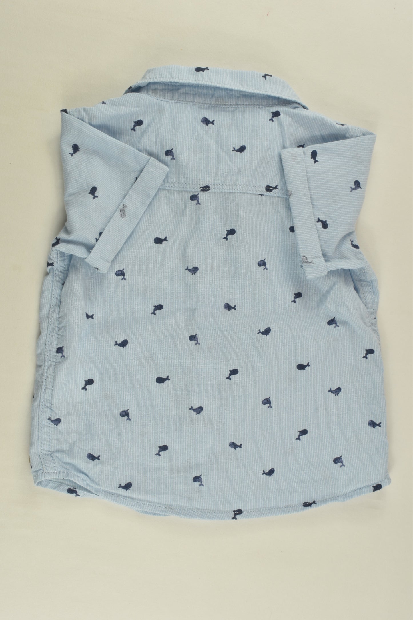 Sprout Size 1 Whales Shirt