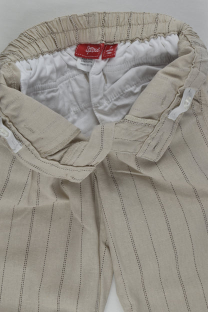 Sprout Size 2 Checked Linen Blend Pants