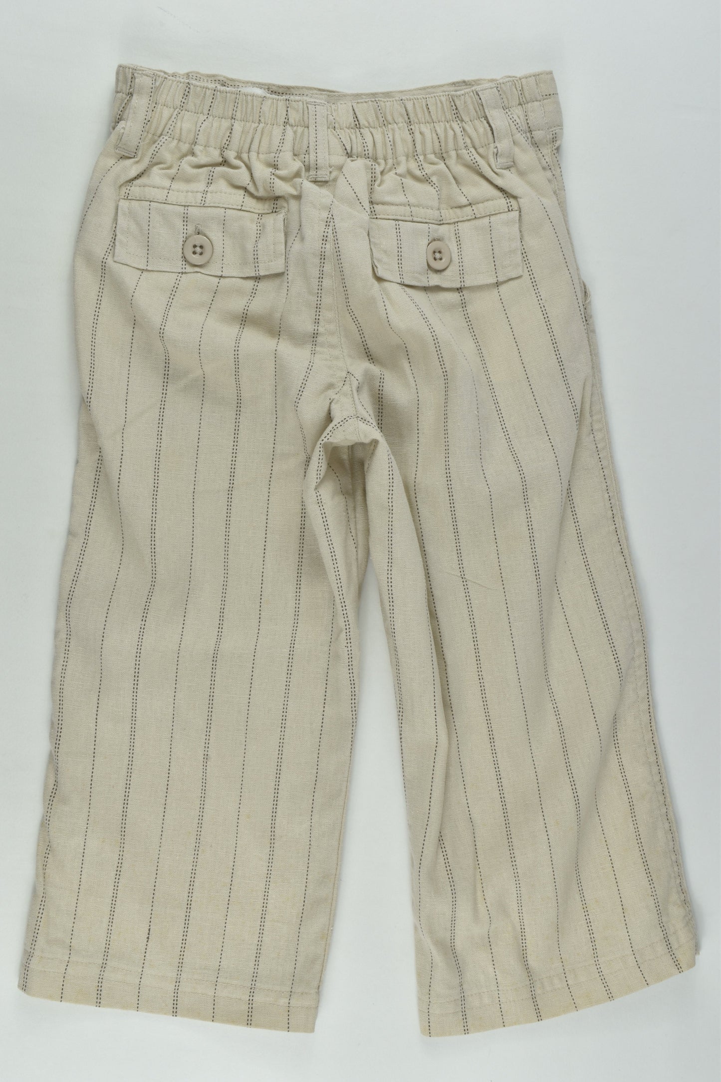 Sprout Size 2 Checked Linen Blend Pants