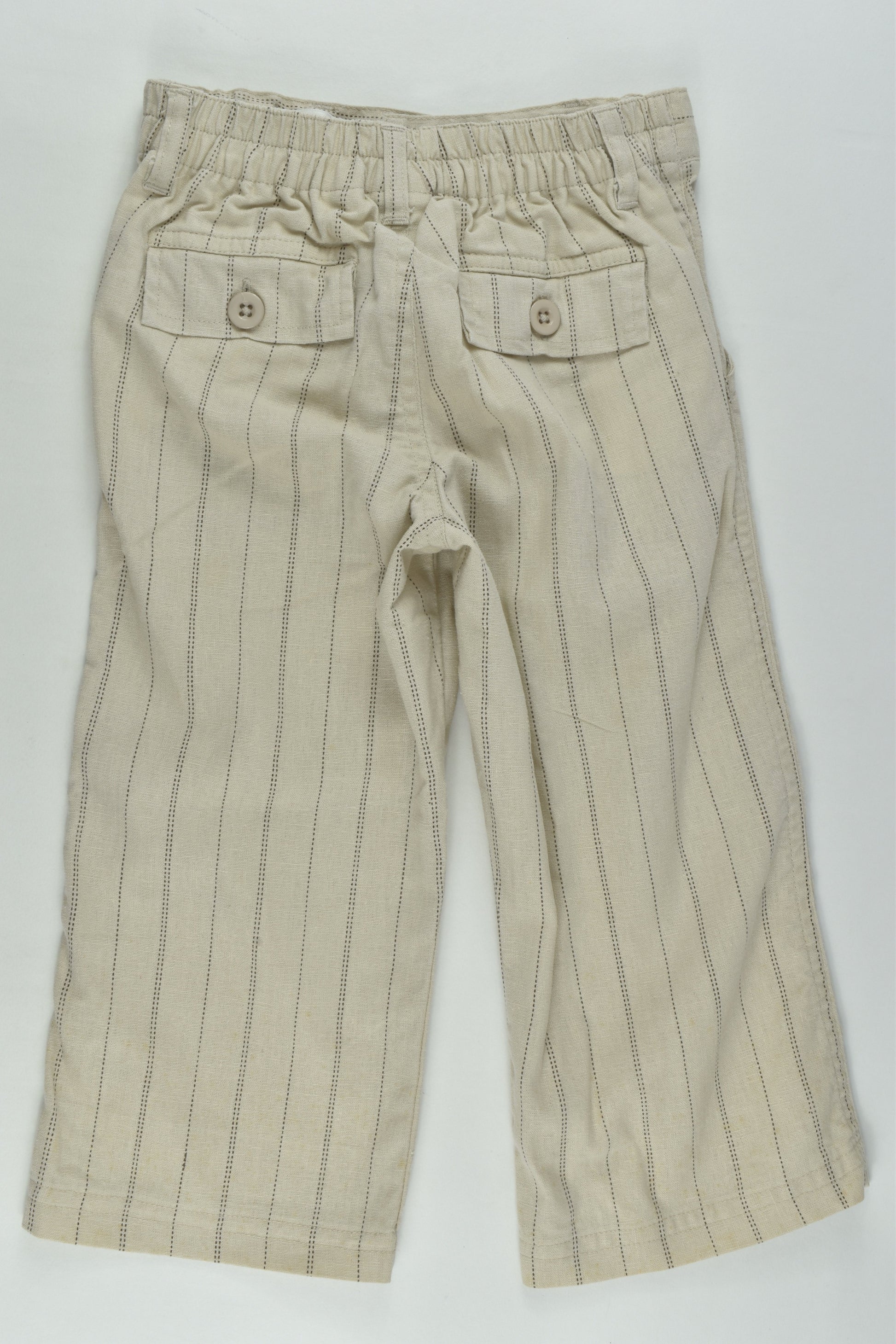 Sprout Size 2 Checked Linen Blend Pants