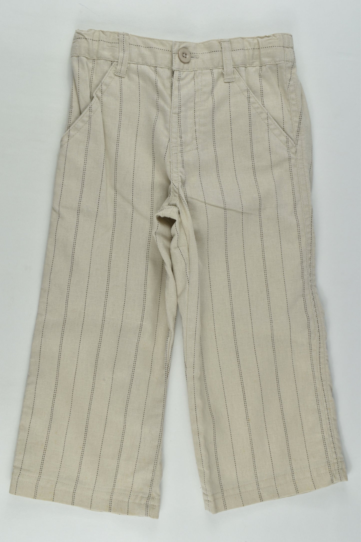 Sprout Size 2 Checked Linen Blend Pants