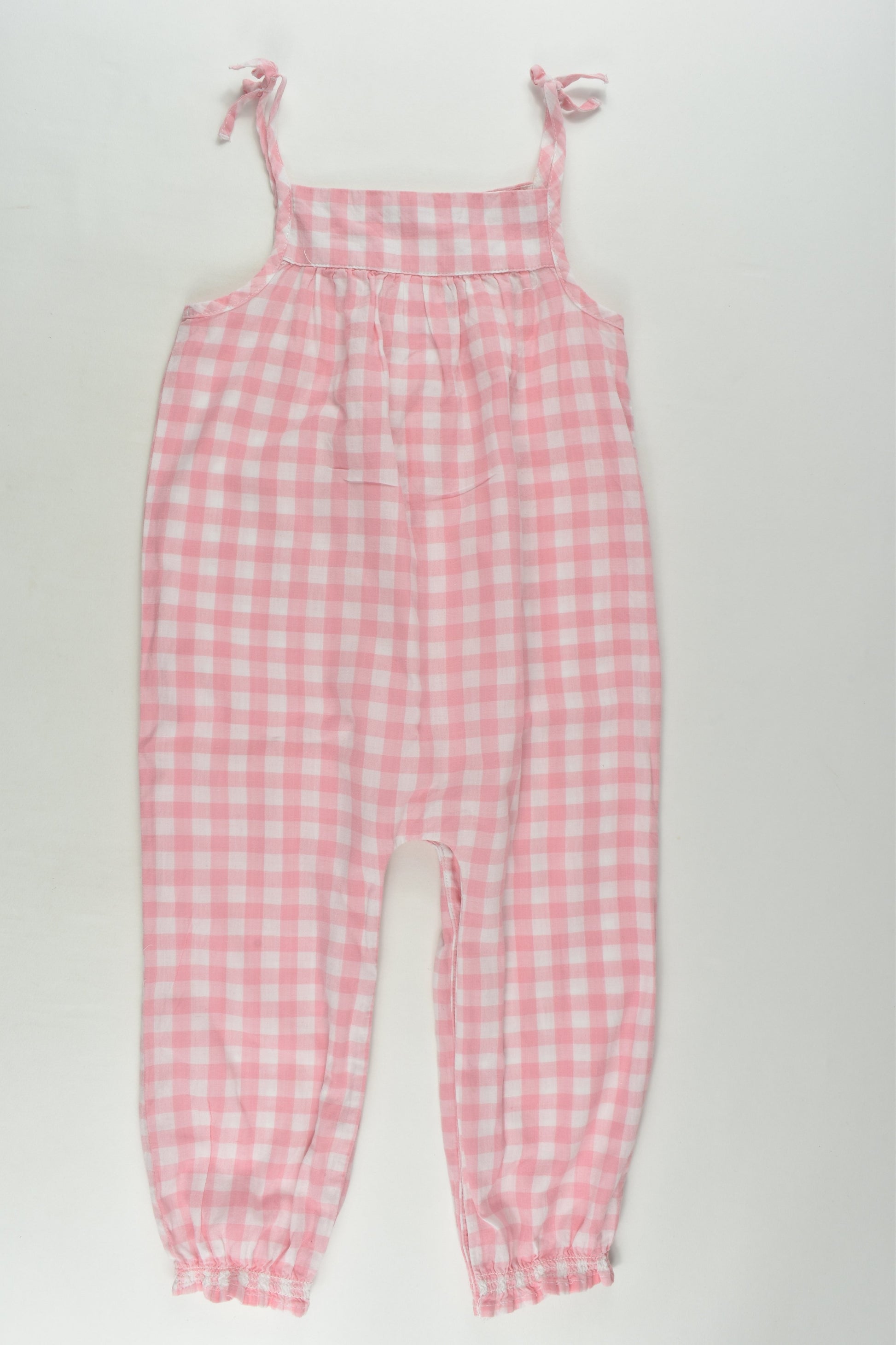 Sprout Size 2 Checked Playsuit