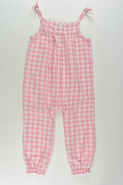 Sprout Size 2 Checked Playsuit