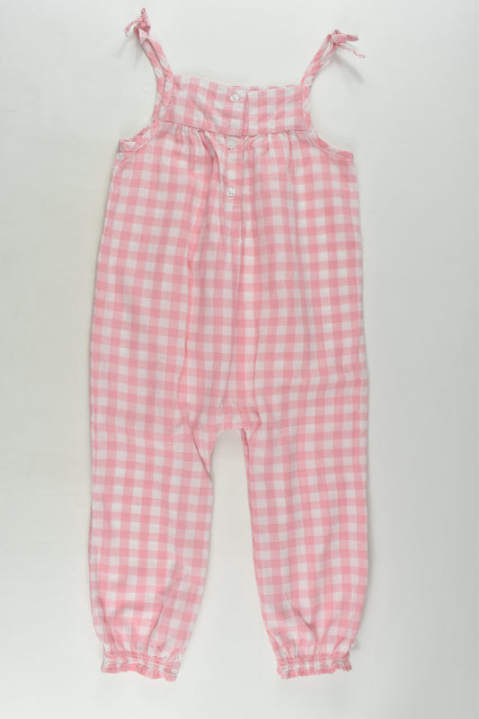 Sprout Size 2 Checked Playsuit