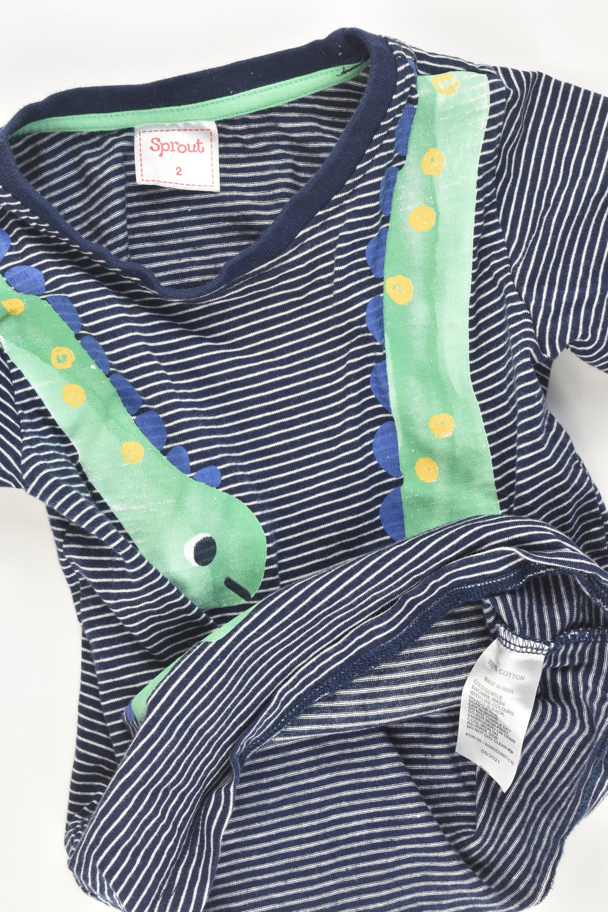 Sprout Size 2 Dinosaur T-shirt