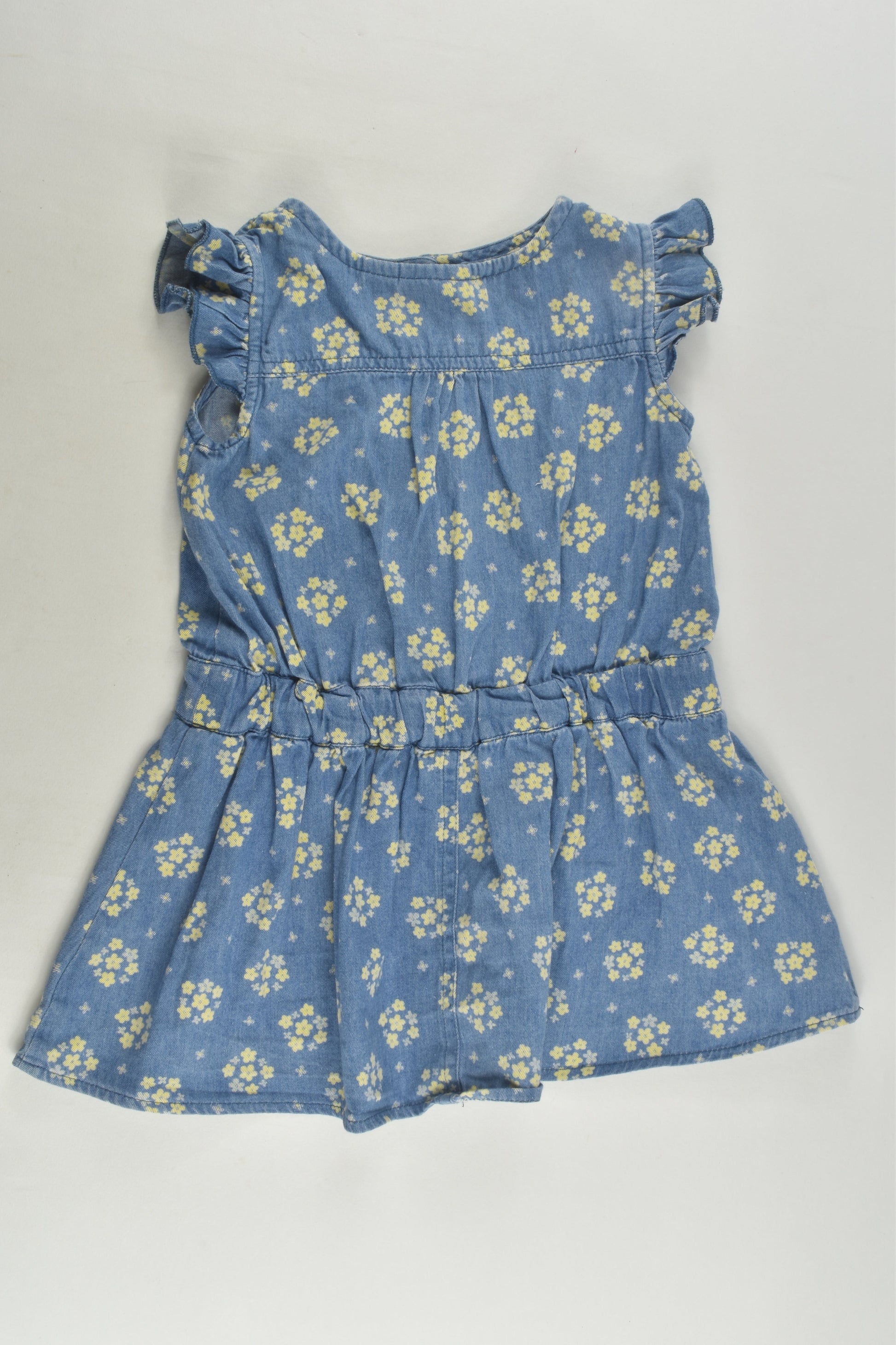 Sprout Size 2 Floral Denim Dress