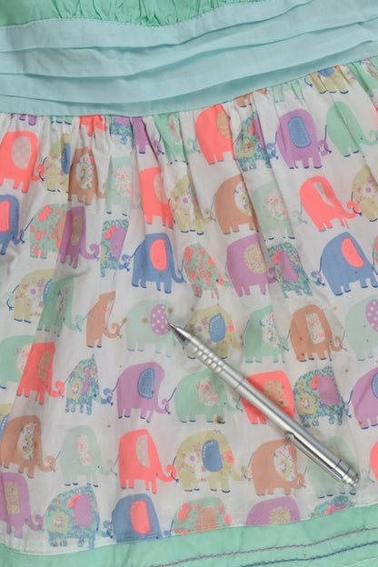 Sprout Size 2 Lined Elephant Dress