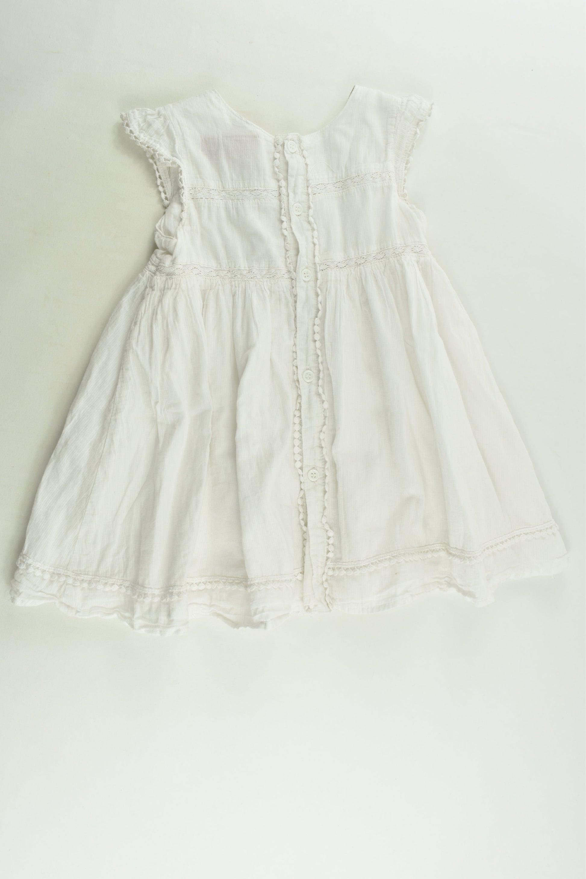 Sprout Size 2 Lined Lace Detail Dress