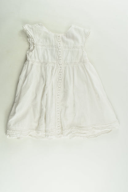 Sprout Size 2 Lined Lace Detail Dress