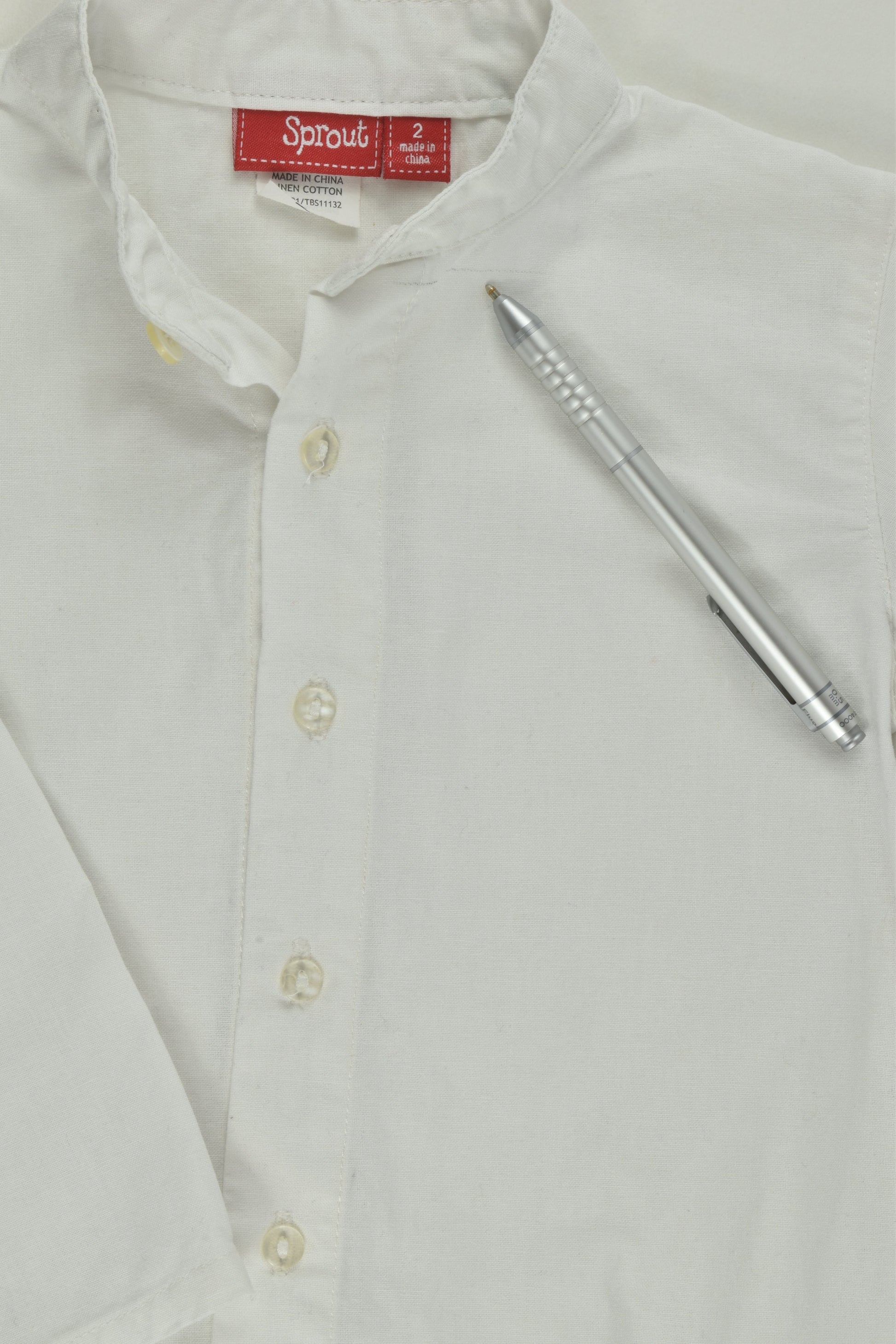 Sprout Size 2 Linen Blend Shirt