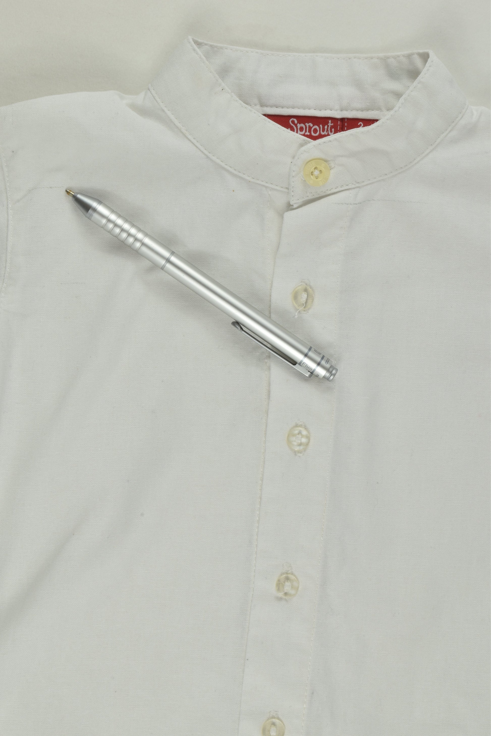 Sprout Size 2 Linen Blend Shirt