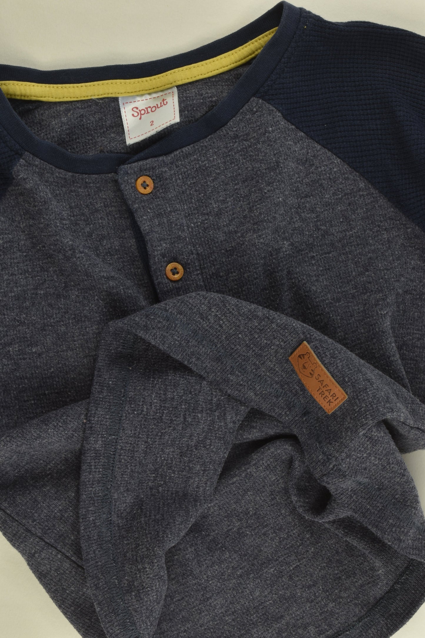 Sprout Size 2 'Safari Trek' Waffle Top