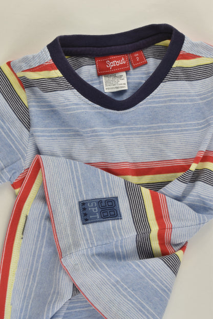 Sprout Size 2 Striped T-shirt