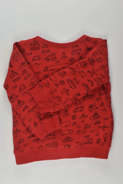 Sprout Size 2 Vehicles Sweater