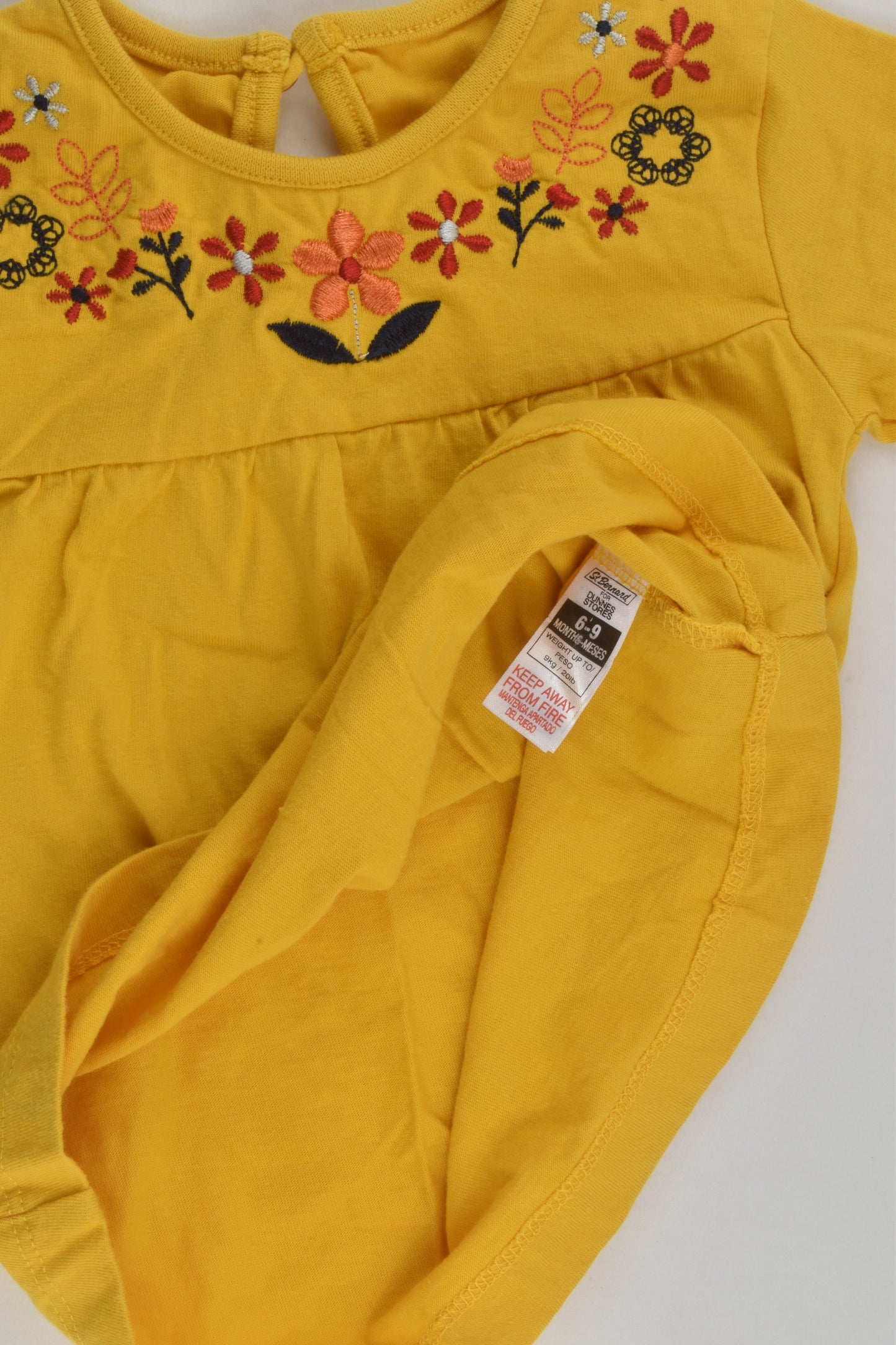 St Bernard for Dunnes Stores Size 0 (6-9 months) Embroidery Top