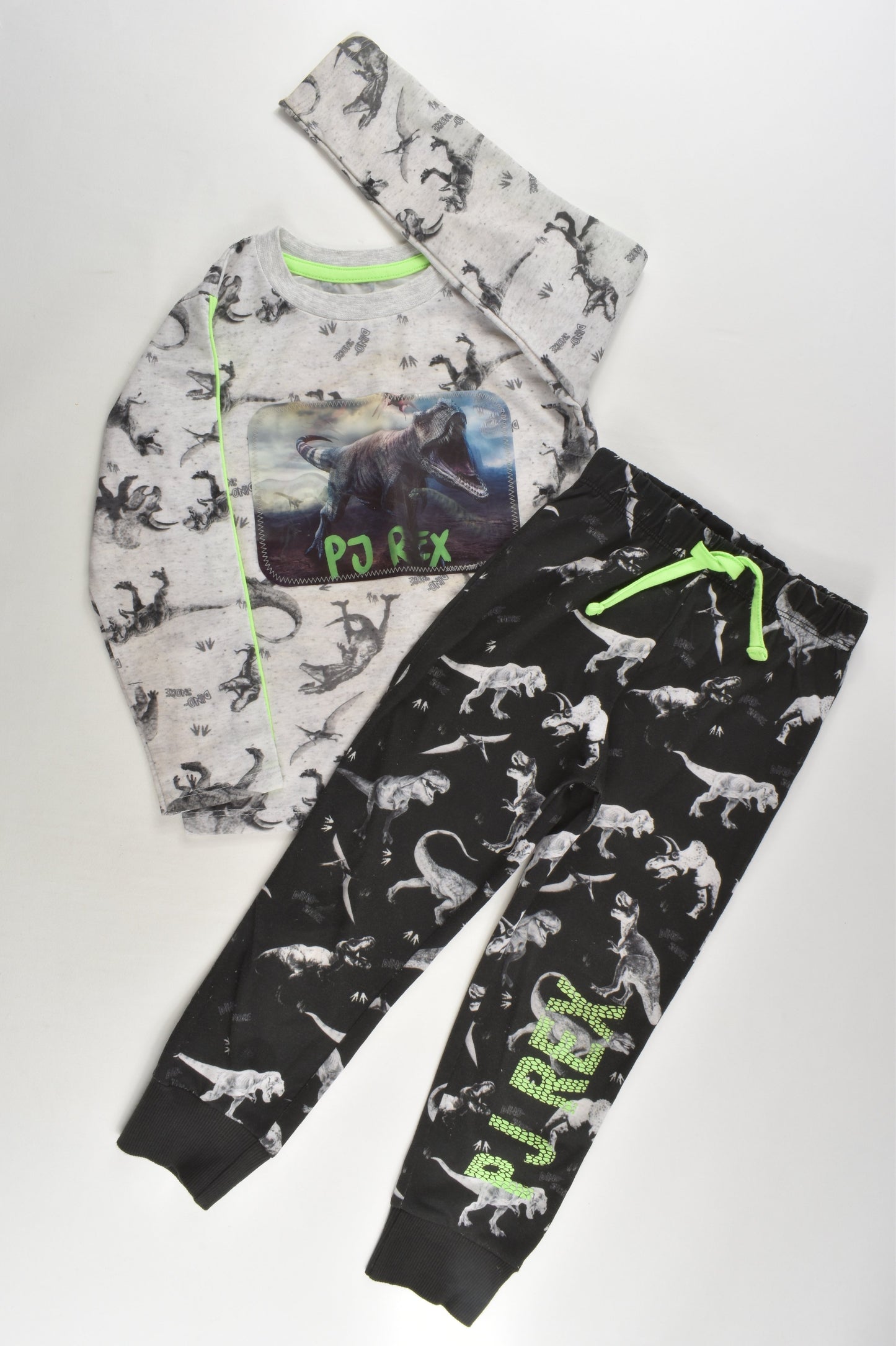 St Bernard for Dunnes Stores Size 3-4 T-Rex Pyjamas