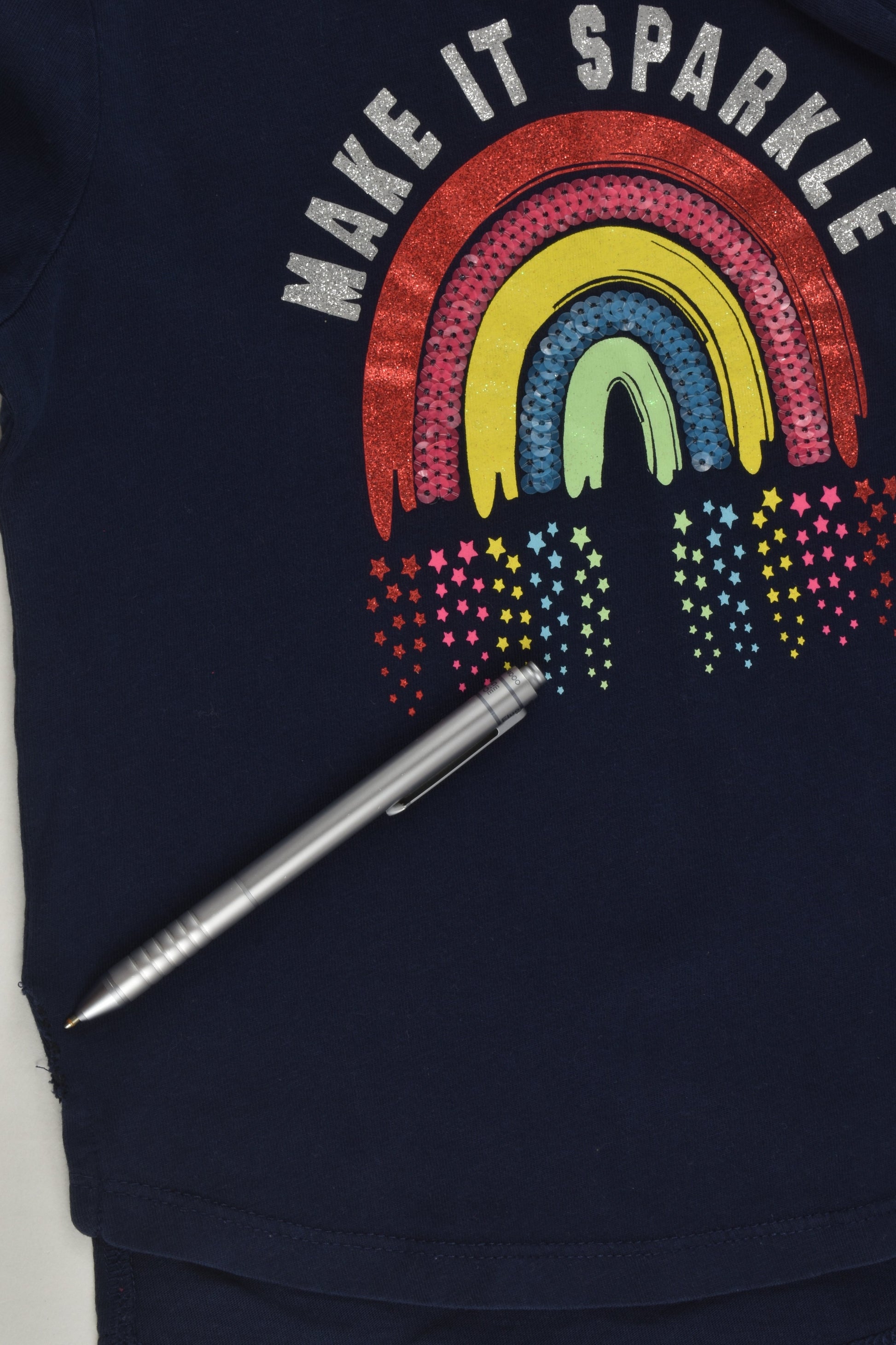 St Bernard for Dunnes Stores Size 4 Rainbow Top