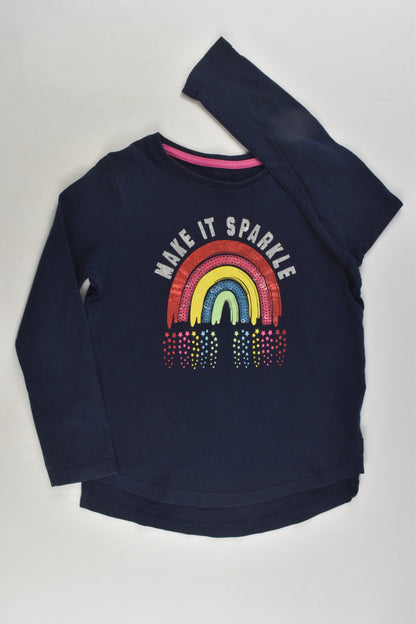 St Bernard for Dunnes Stores Size 4 Rainbow Top