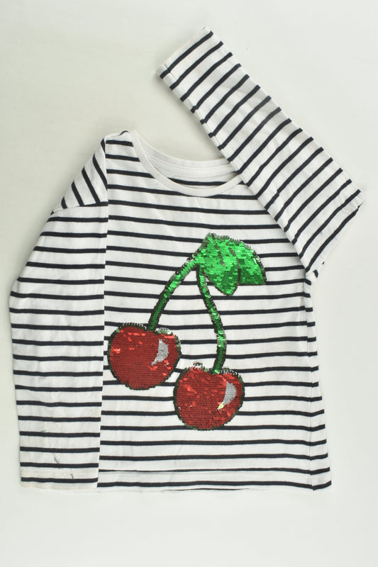 St Bernard for Dunnes Stores Size 5 Reversible Sequins Top