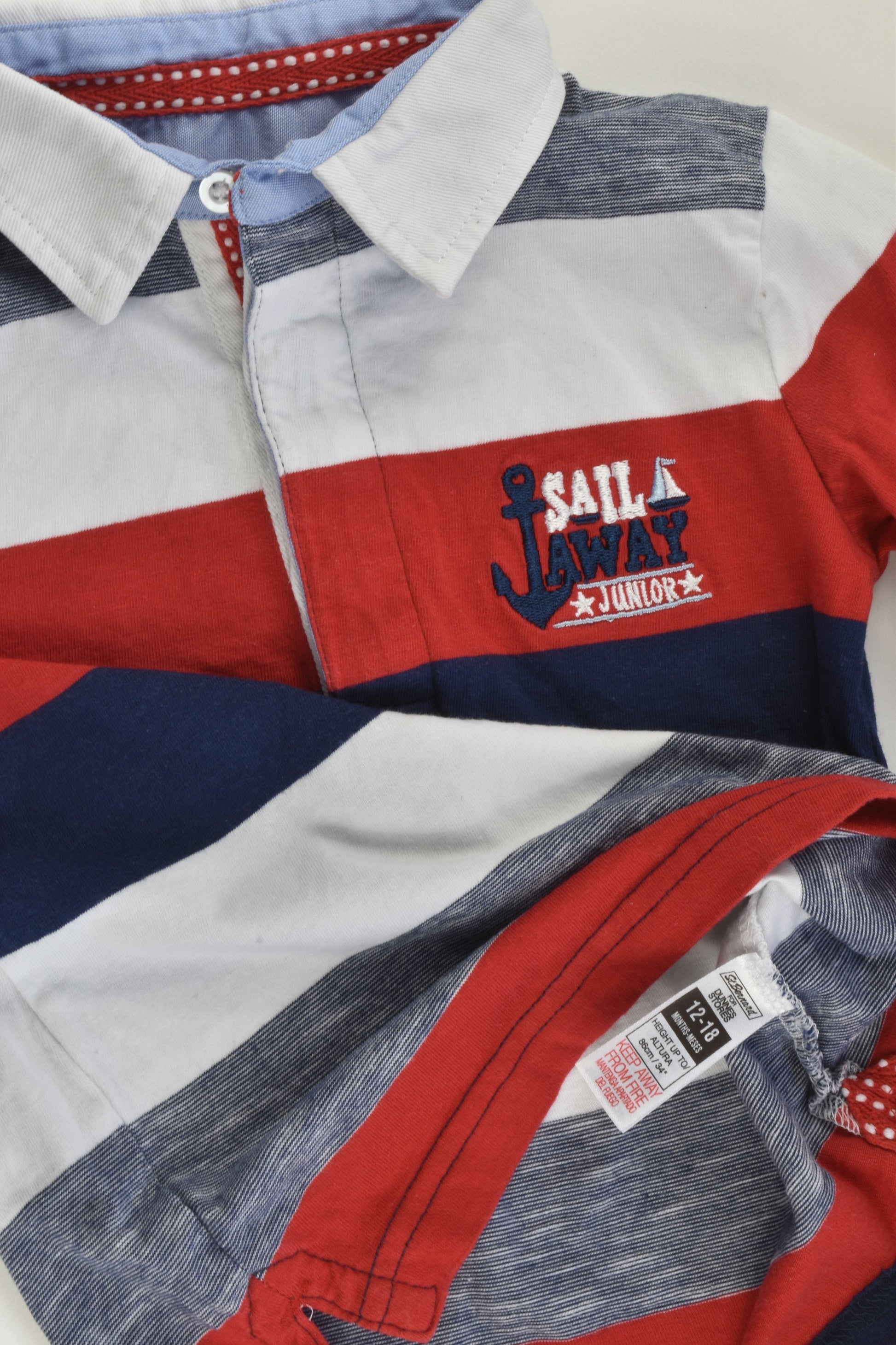 St. Bernard for Dunnes Stores Size 1 (12-18 months) 'Sail Away Junior' Polo Shirt