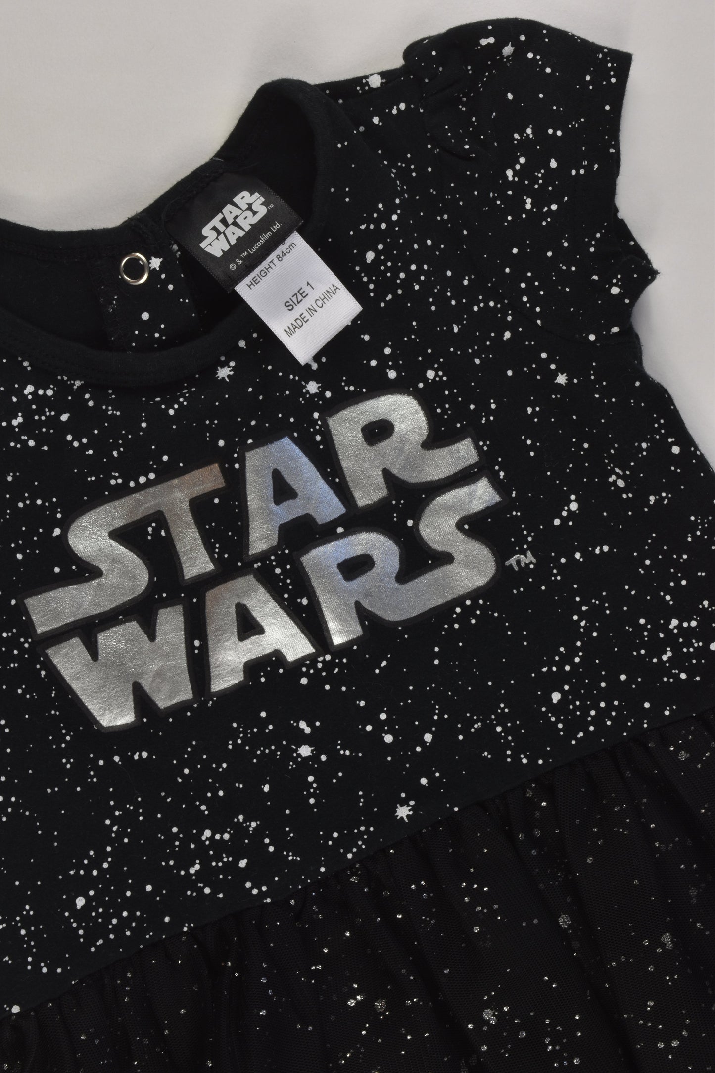 Star Wars Size 1 Tulle Bodysuit