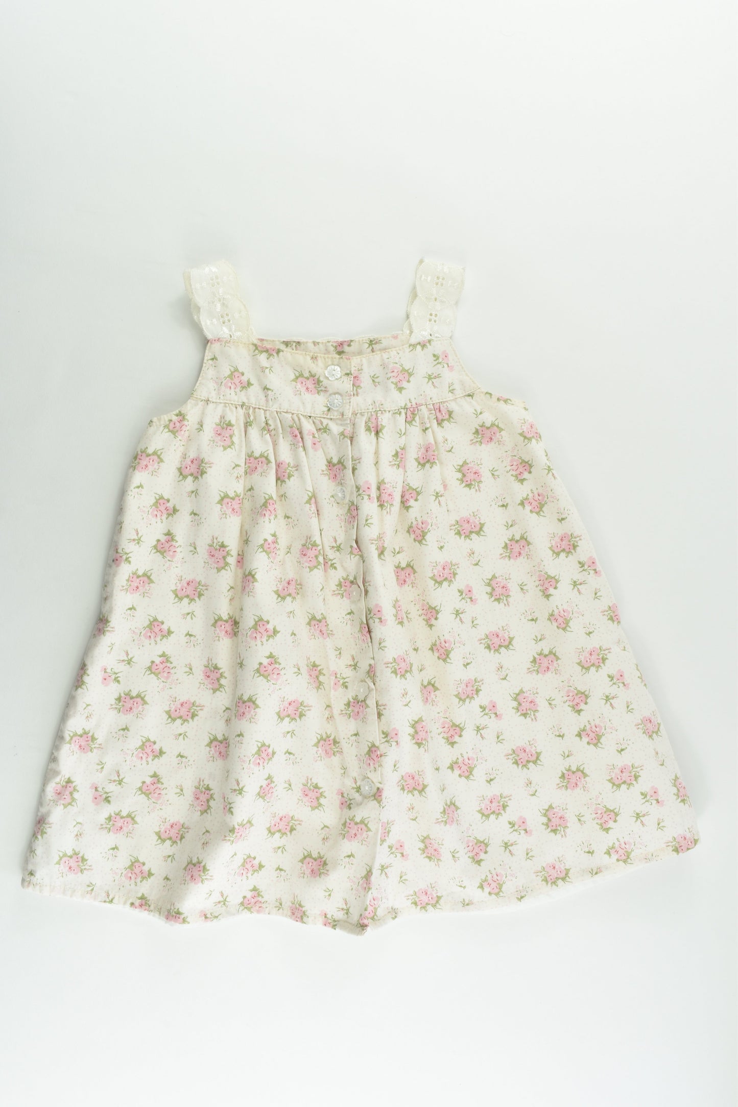 Strawberry Faire Size 2 (92 cm) Lined Roses Dress