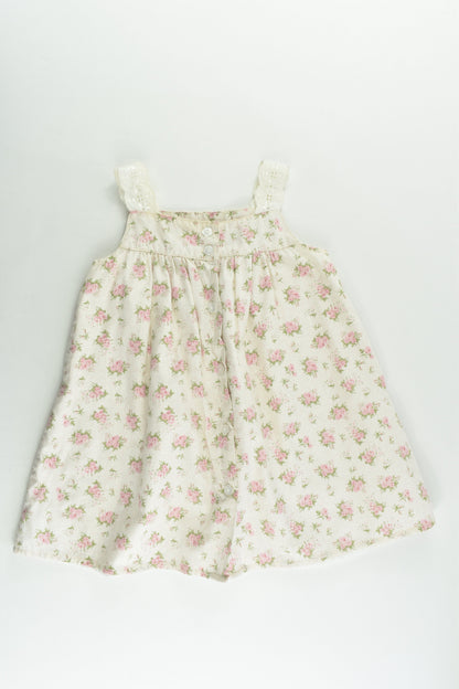 Strawberry Faire Size 2 (92 cm) Lined Roses Dress