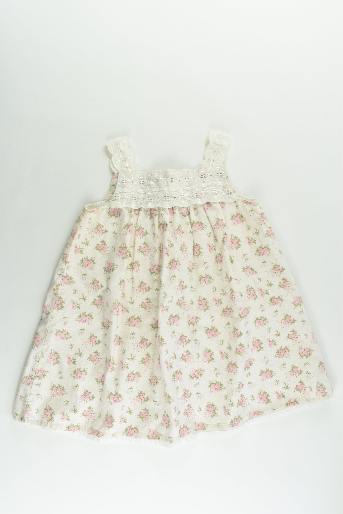 Strawberry Faire Size 2 (92 cm) Lined Roses Dress