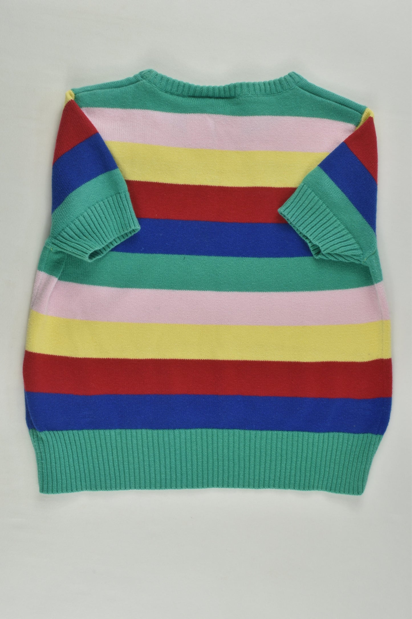 Strawberry Faire Size 3 (98 cm) Rainbow Stripes Knit Top