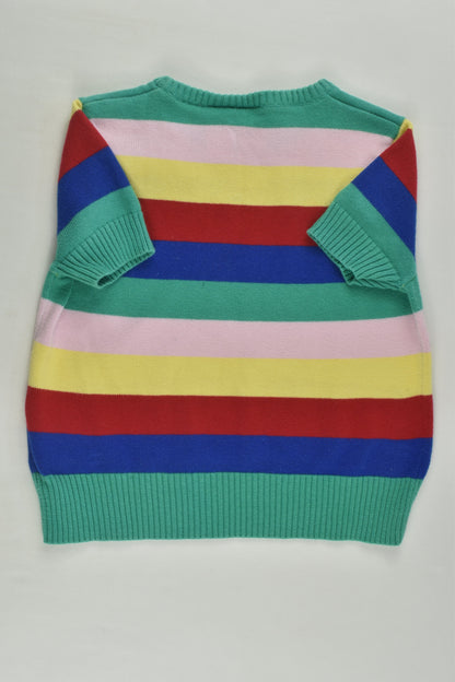 Strawberry Faire Size 3 (98 cm) Rainbow Stripes Knit Top