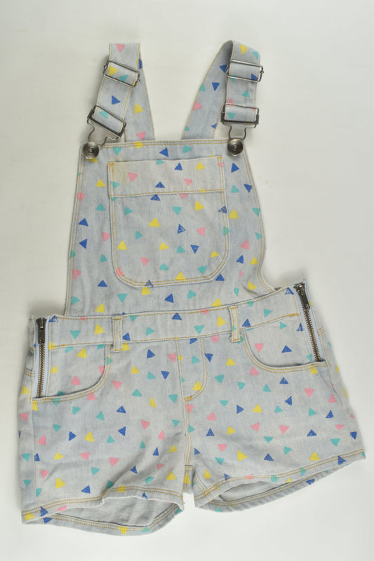 Sudo Size 10 Short Denim Overalls