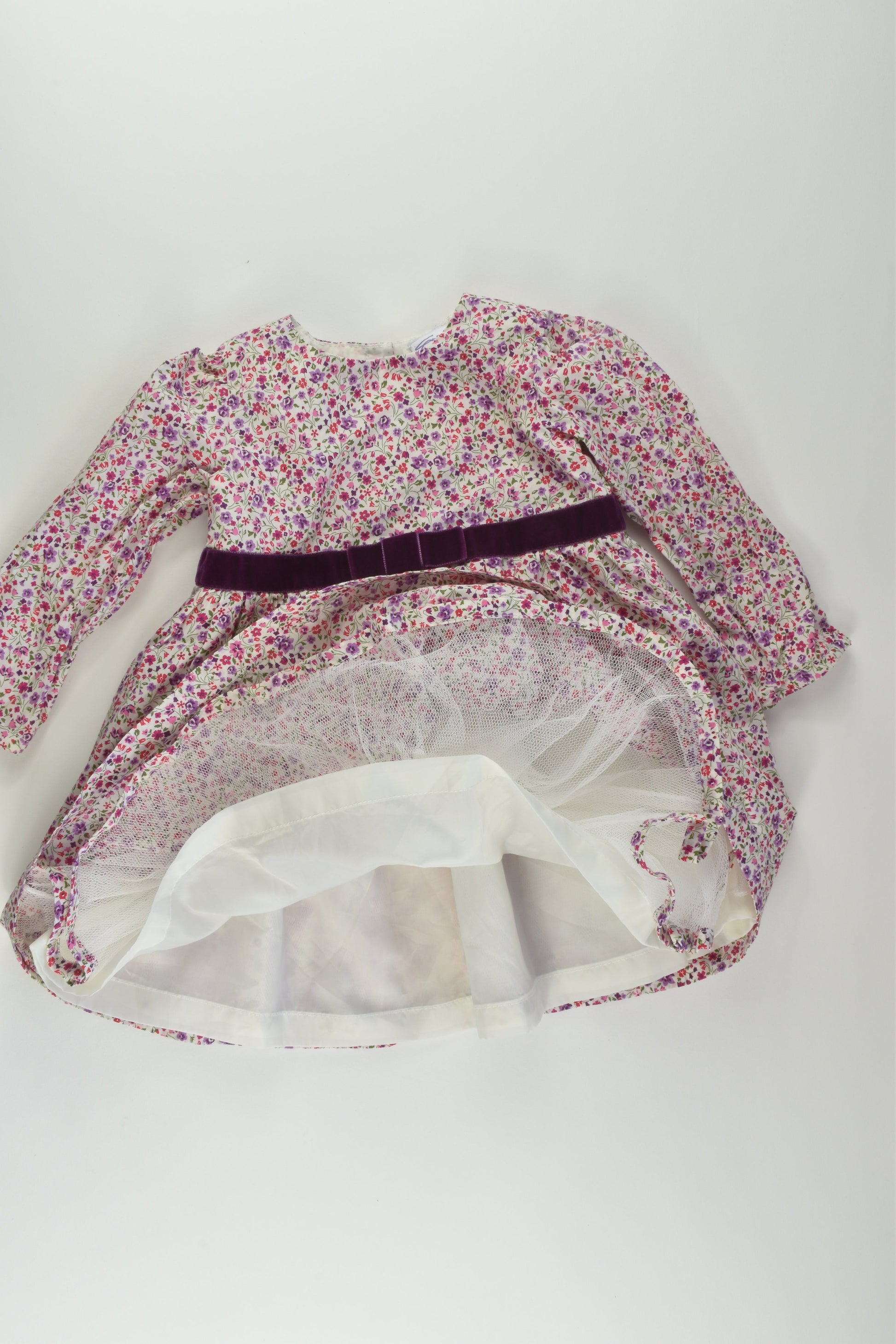 Sue Hill Size 1-2 (18-24 months) Tulle Lined Dress