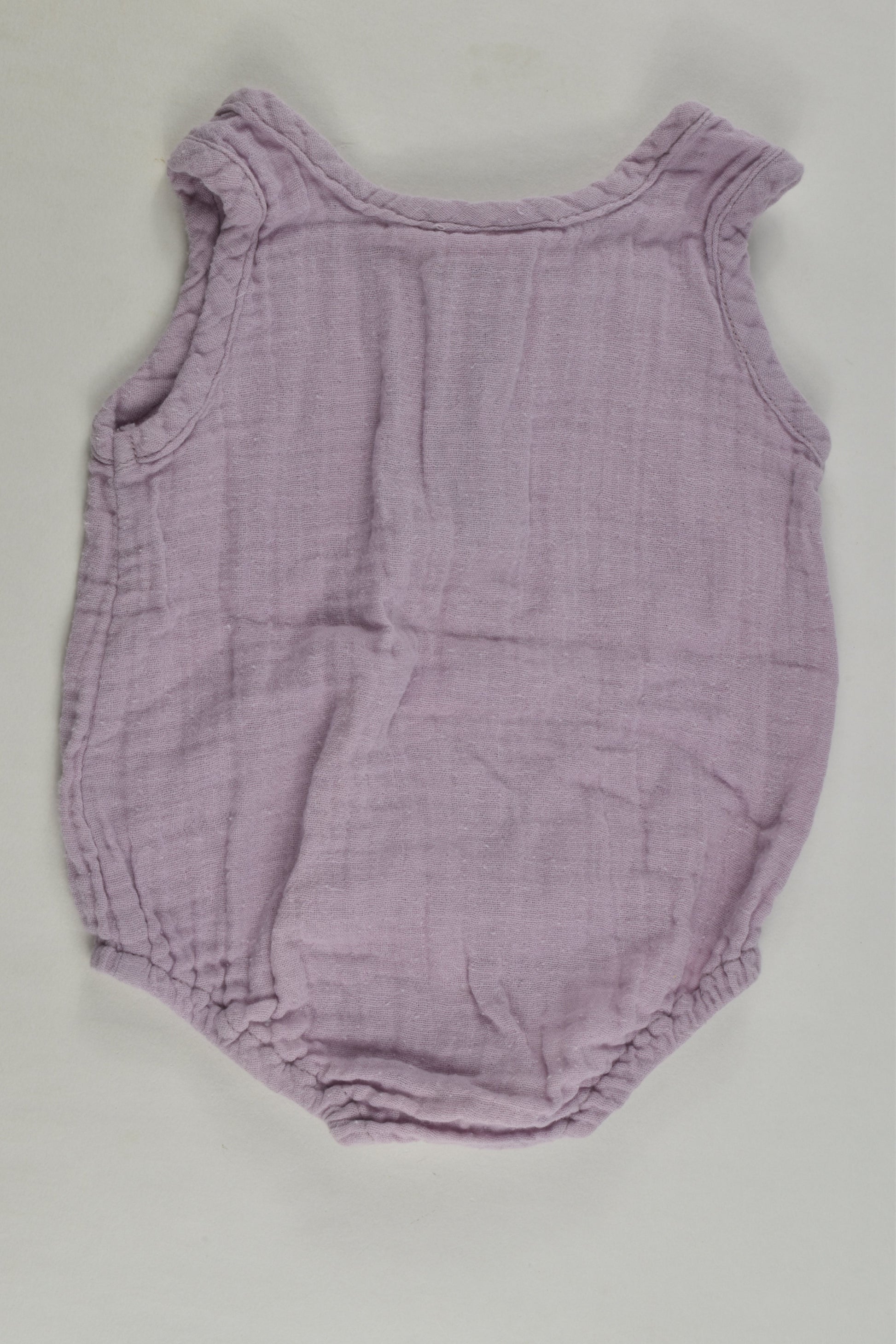 Summer and Storm Size 000 Muslin Romper