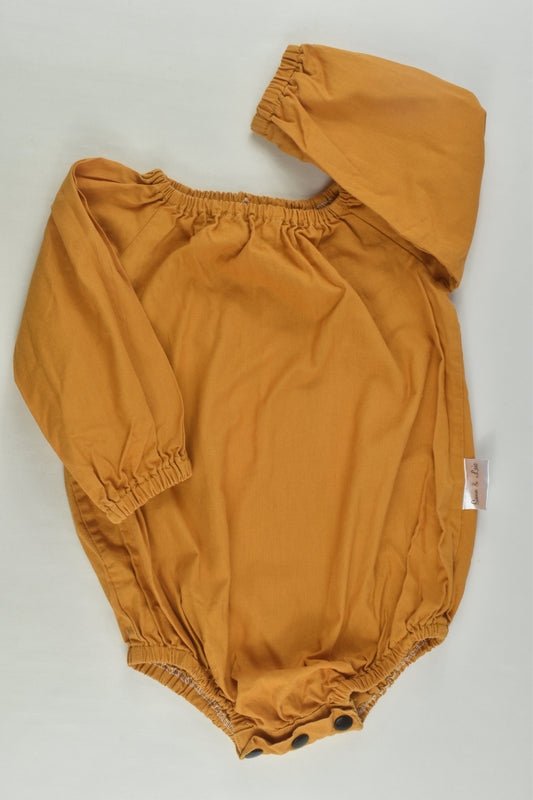Sunn & Laic Size 1 Mustard Romper