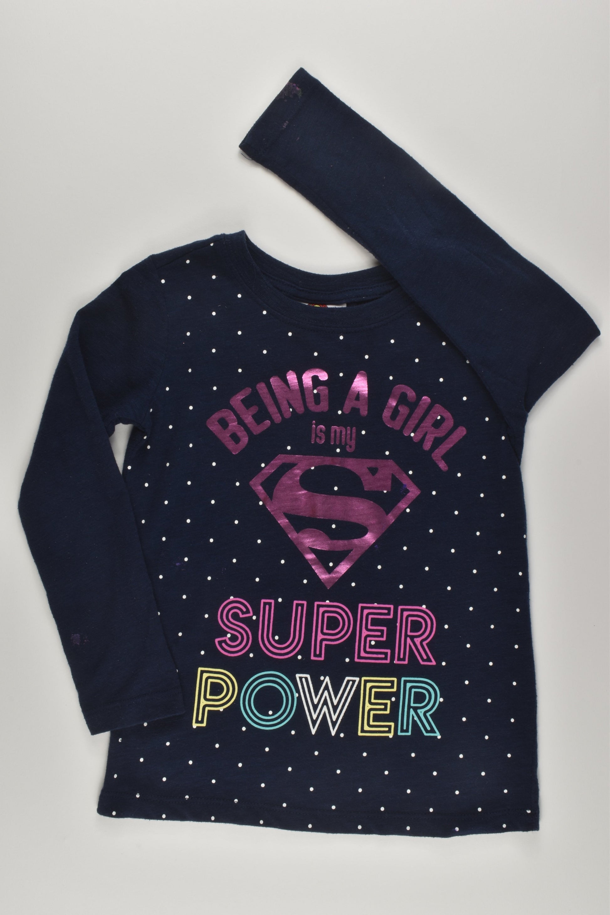 Supergirl Size 4 Top