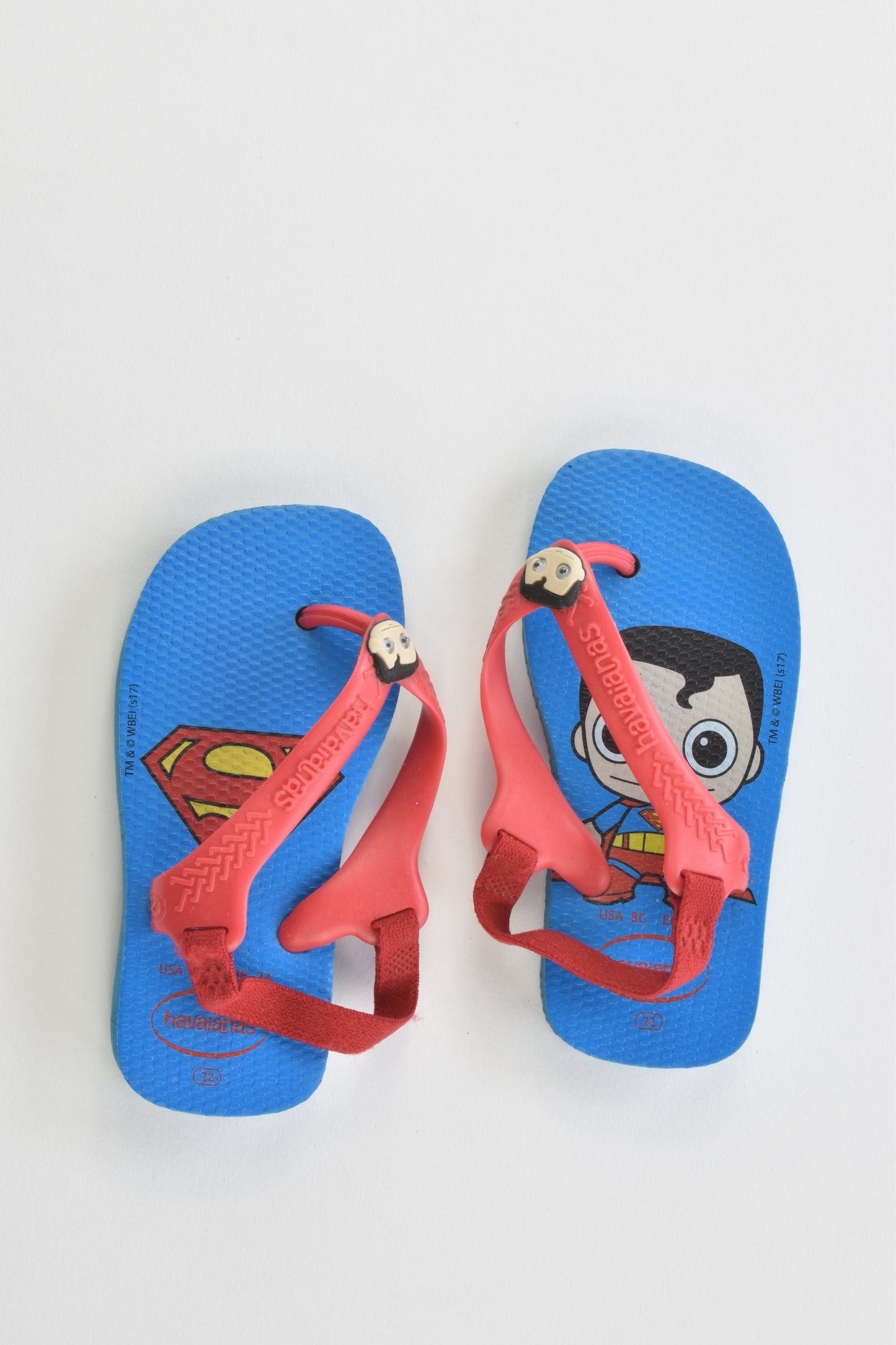 Superman Havaianas Size US 8