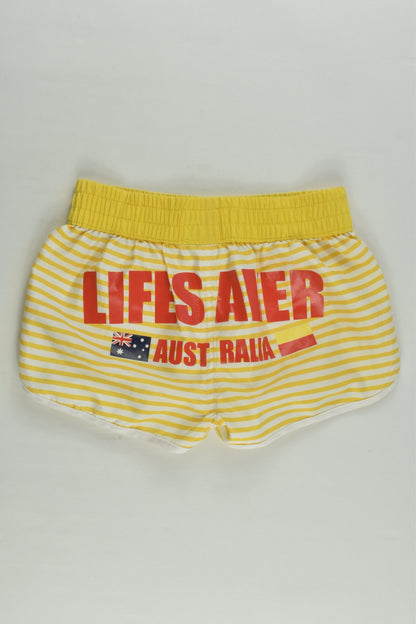 Surf Life Saving Australia Size 2 Swim Shorts