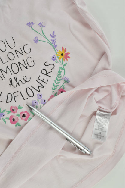 Sussan Size 6-7 'You Belong Among The Wildflowers' Pyjamas
