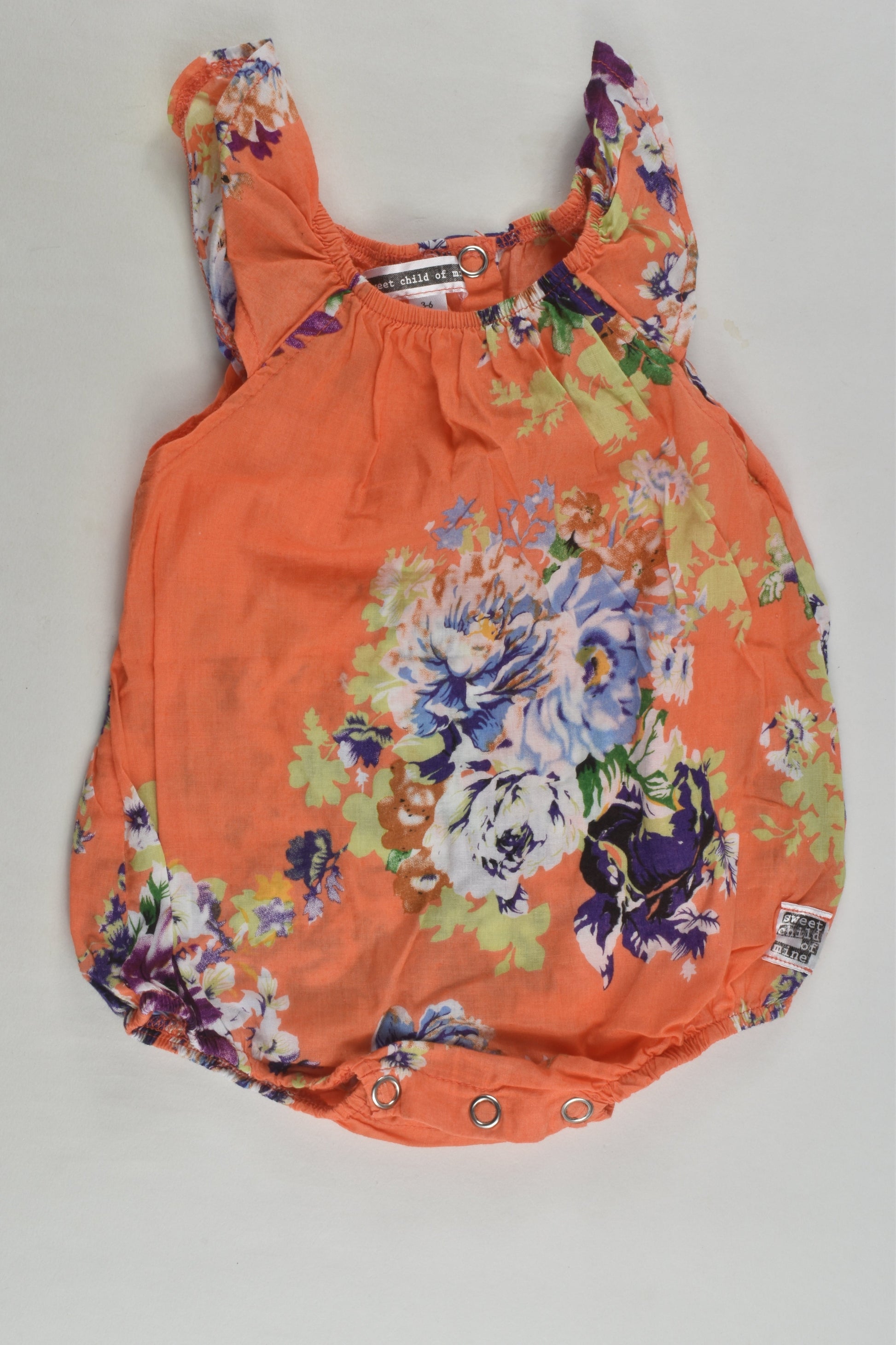 Sweet Child of Mine Size 00 Floral Romper