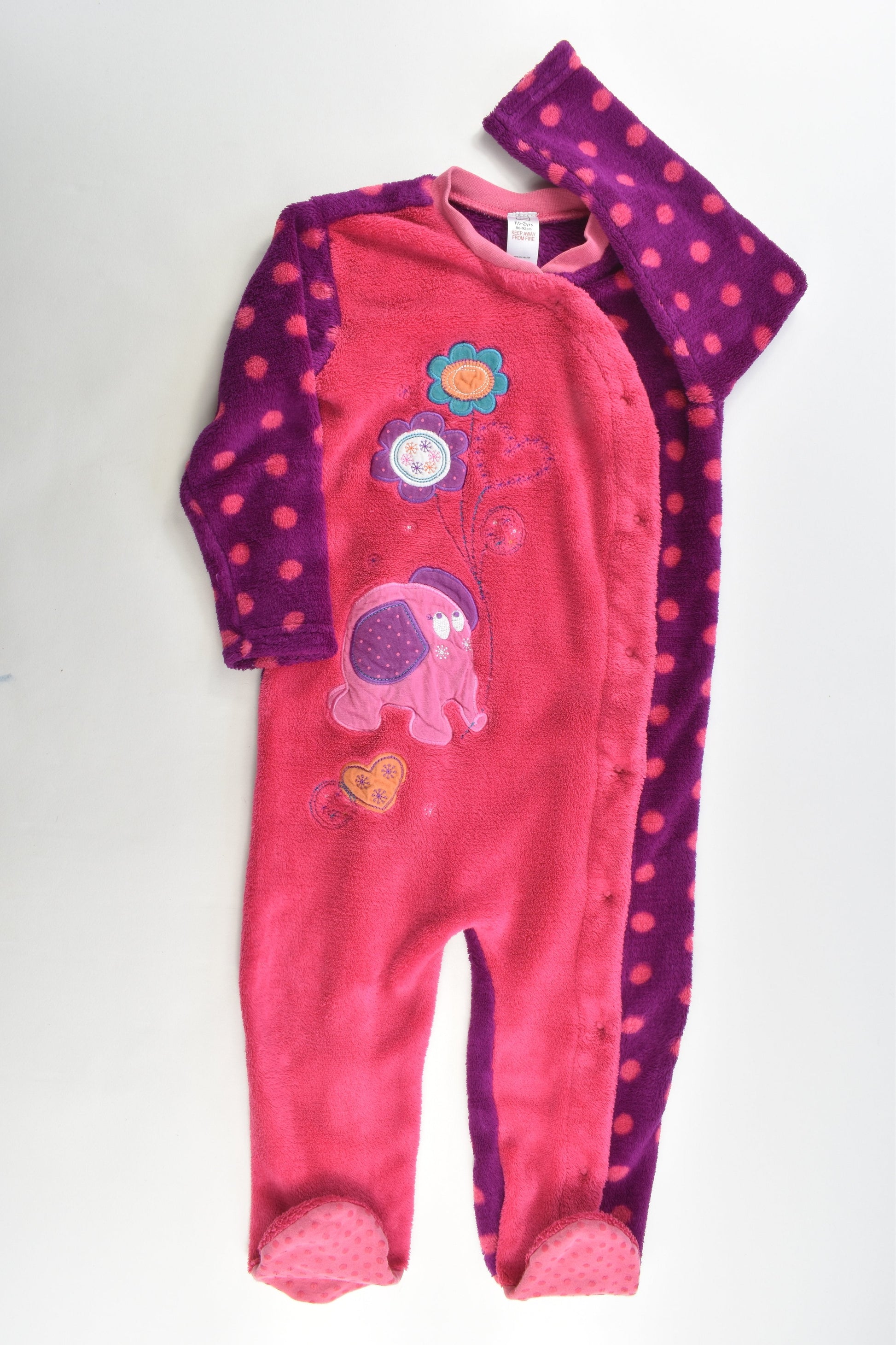 TU Size 1.5-2 years (86-92 cm) Fleece Onesie