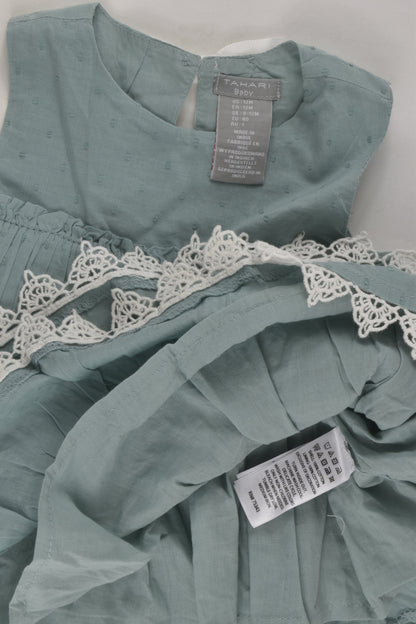 Tahari Baby Size 1 (12 months, 80 cm) Lined Lace Hem Dress