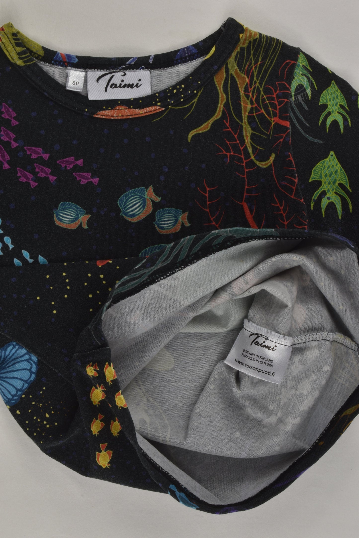 Taimi Size 0 (80 cm) Sea Creatures Top