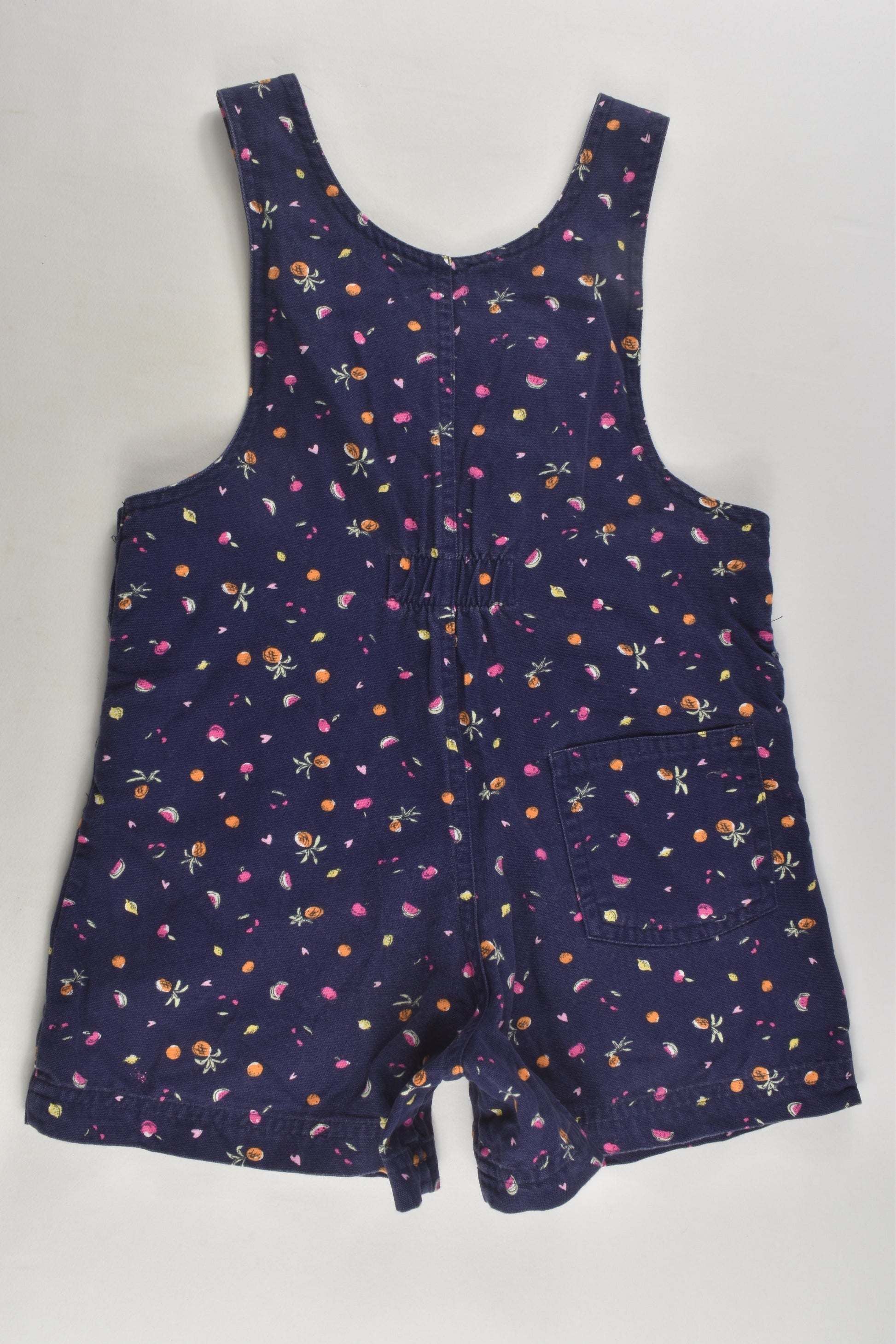 Talbots Kids Size 4 Fruit Short Overalls