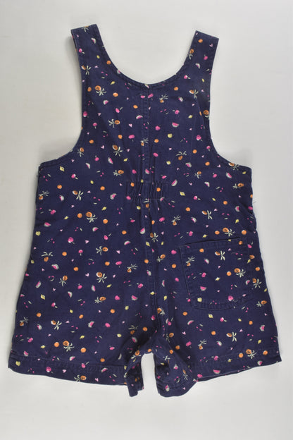 Talbots Kids Size 4 Fruit Short Overalls